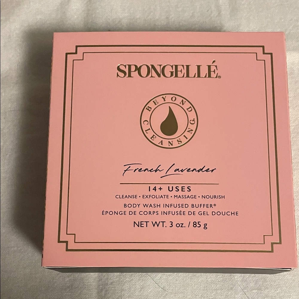Spongelle French Lavender Body Wash Infused Buffer - Pink